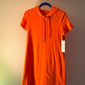 New with tags Calvin Klein hooded t-shirt dress